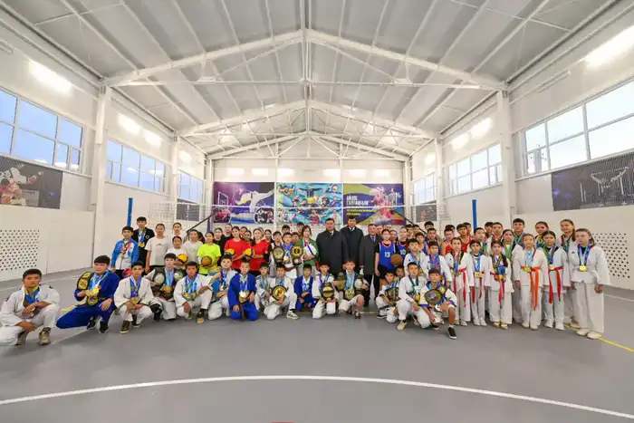 В Шиелийском районе открылся физкультурно-оздоровительный комплекс (8)