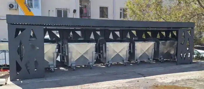 В Балхаше ликвидируют свалки и устанавливают новые контейнеры для мусора (6)