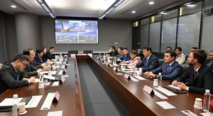 Аким Алматы Дархан Сатыбалды встретился с руководством компании «Shanghai Construction Group» (4)