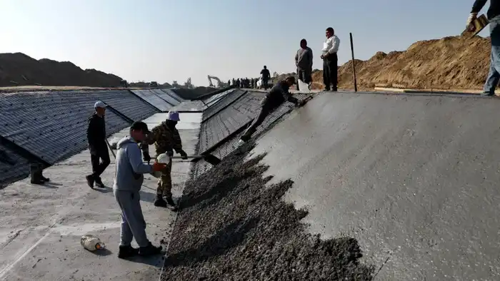 Масштабная модернизация: работы по бетонированию более 62 км земляных каналов ведутся в Туркестанской области (8)