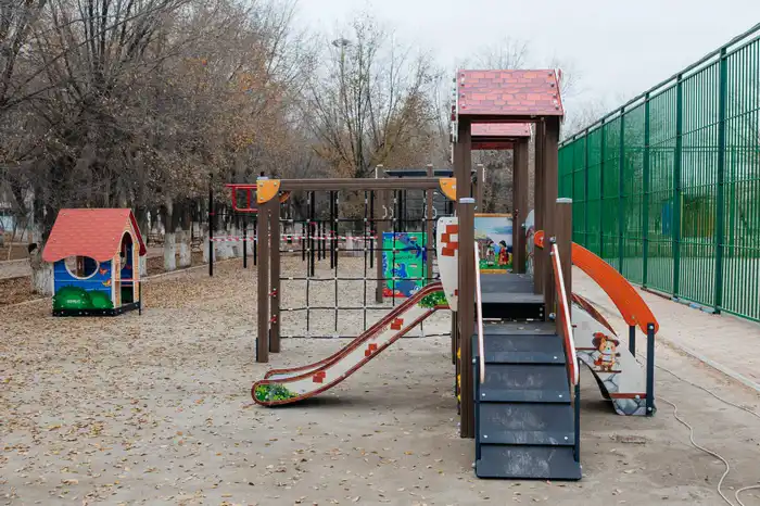 Бюджет народного участия: в Атырау строятся игровые и спортивные площадки (2)