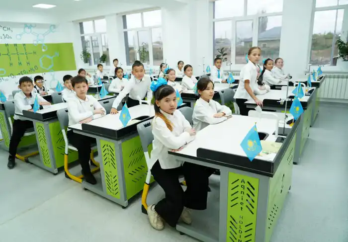 В ТУРКЕСТАНСКОЙ ОБЛАСТИ ОТКРЫЛАСЬ ЕЩЁ ОДНА ШКОЛА В РАМКАХ ПРОЕКТА «КЕЛЕШЕК МЕКТЕПТЕРІ» (3)