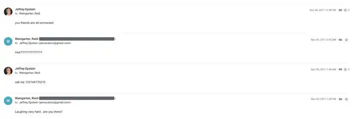 Фрагмент переписки Джеффри Эпштейна о лобби и связях