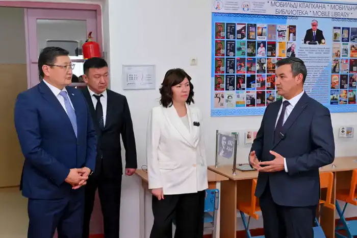 Министр просвещения ознакомилась с деятельностью образовательных учреждений области Абай (5)
