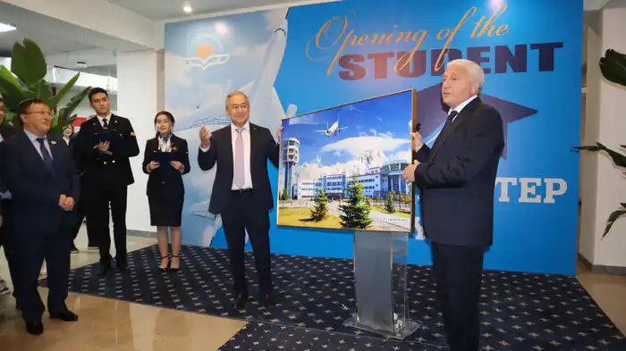 В Академии гражданской авиации открылся новый Студенческий дом (2)