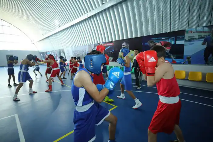 В Мунайлинском районе ввели в эксплуатацию новый спортивный комплекс (3)