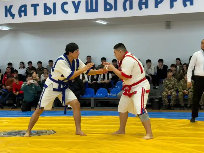 «Жас Сарбаз барысы»: молодежный турнир по қазақ күресі прошел в Астане (6)