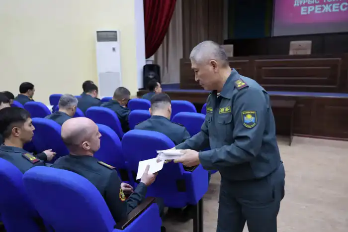 В Главном командовании Национальной гвардии прошло диагностическое тестирование по системе Qaztest (6)