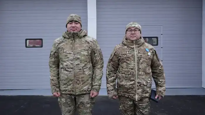 Глава МЧС Казахстана открыл пожарное депо в селе Красный Яр (8)