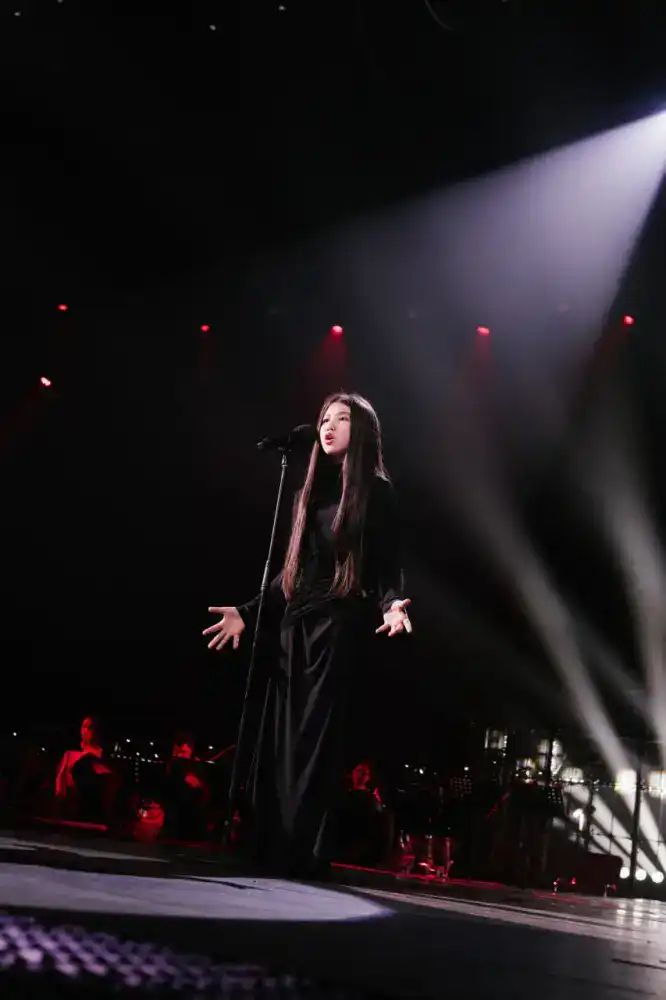 Воспитанница детской студии «Жас сарбаз» стала третьей в конкурсе «Голос. Дети» (4)