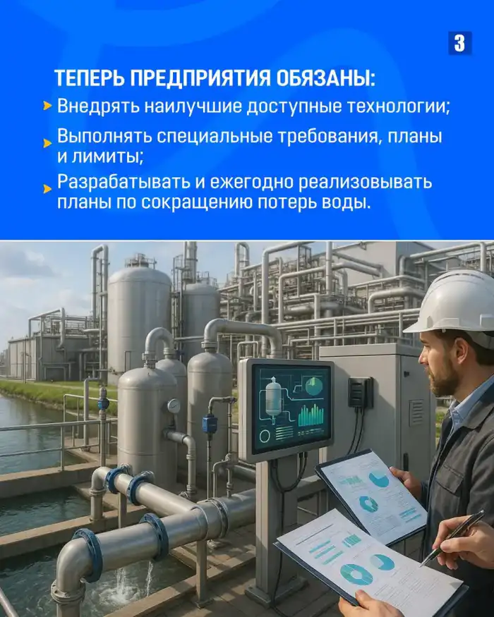 ЗАКОН И ПОРЯДОК: Как промышленность будет экономить воду, и чего теперь требует закон (3)