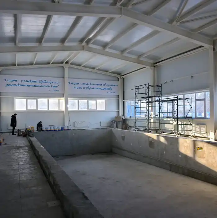 Аким области Асаин Байханов в рамках рабочей поездки посетил Успенский район, где ознакомился с ходом реализации социальных проектов (2)