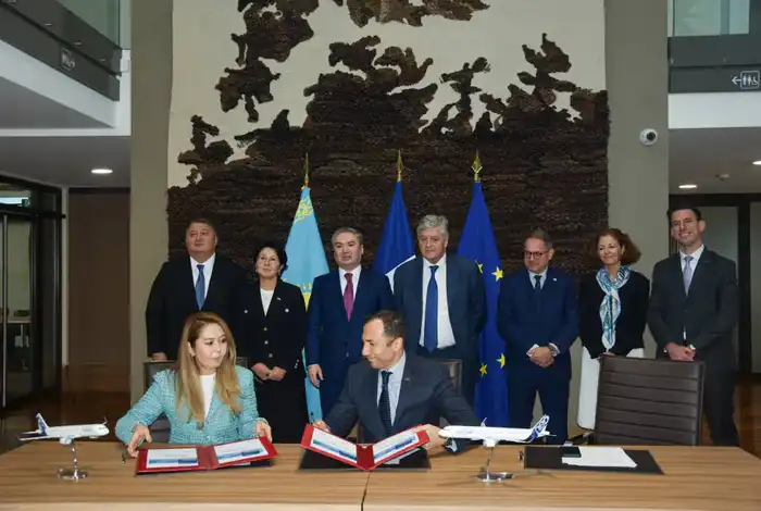 Казахстан и Airbus договорились о поставках A320neo и расширении авиационного сотрудничества (2)