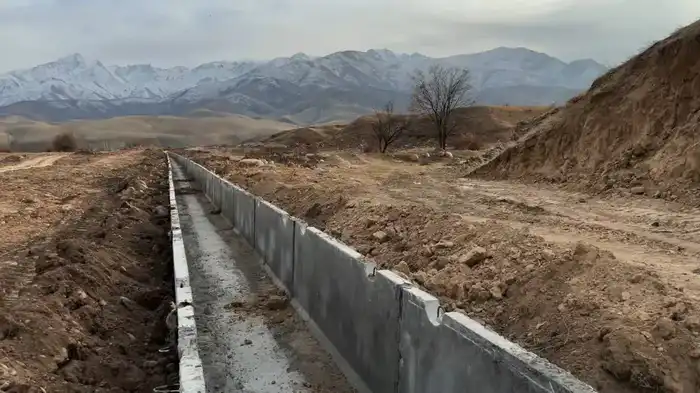 Завершена капитальная реконструкция двух ирригационных каналов в Меркенском районе Жамбылской области (5)