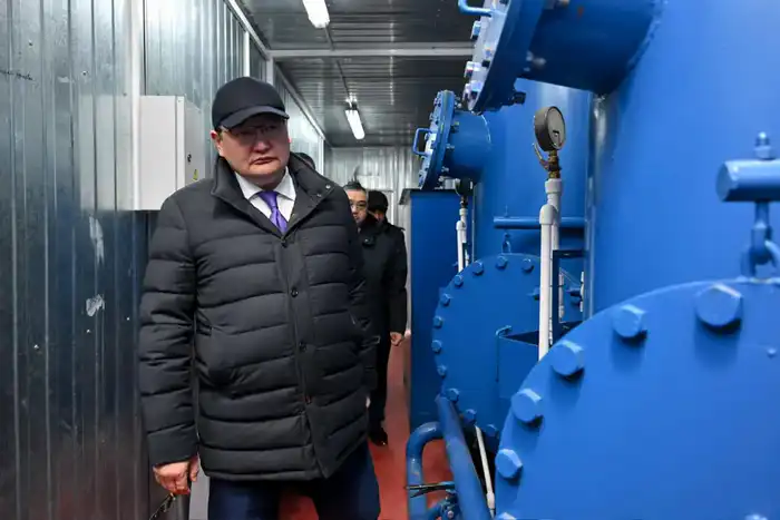 В село Алгабас проведена питьевая вода, в школе установлены новые котлы (3)