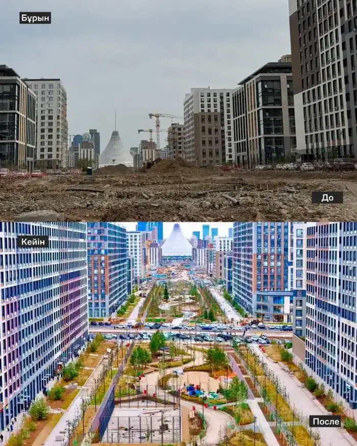 170 дворов и общественных пространств благоустроили в Астане (5)