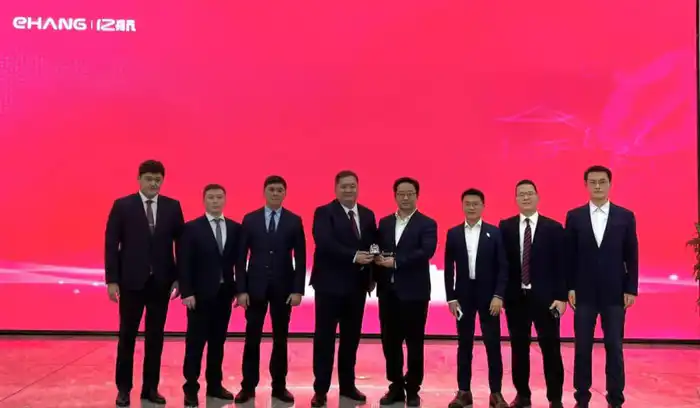 Казахстан изучает опыт EHang в сфере городской воздушной мобильности и беспилотной авиации (5)