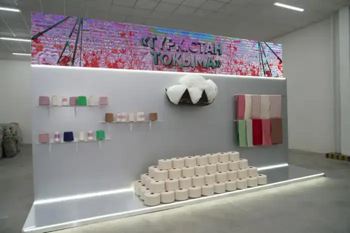 Хлопковый комплекс по производству текстиля полного цикла запустили в Туркестане (6)