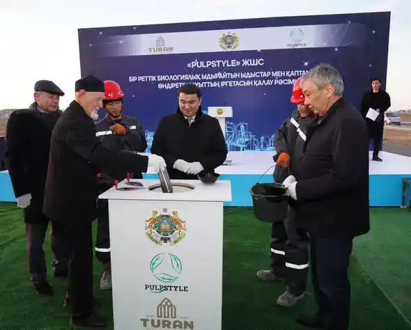 В ТУРКЕСТАНЕ НАЧАЛОСЬ СТРОИТЕЛЬСТВО ПРЕДПРИЯТИЯ ПО ПРОИЗВОДСТВУ ЭКОЛОГИЧЕСКИ ЧИСТОЙ ПРОДУКЦИИ (3)