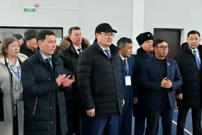 Состоялось открытие спортивного комплекса в селе Алгабас (7)