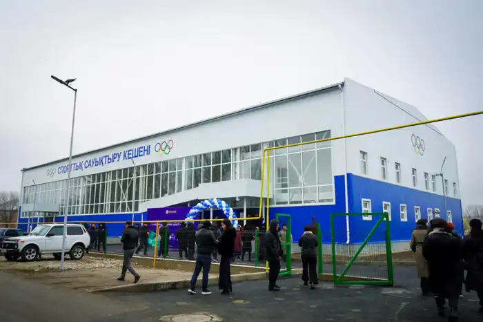 В Байзакском районе открыт новый спортивный комплекс (8)