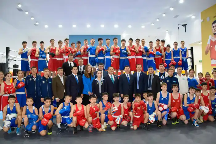 В г.Кокшетау Генеральный Прокурор открыл здание спортивного комплекса «Көкше Арена» (6)