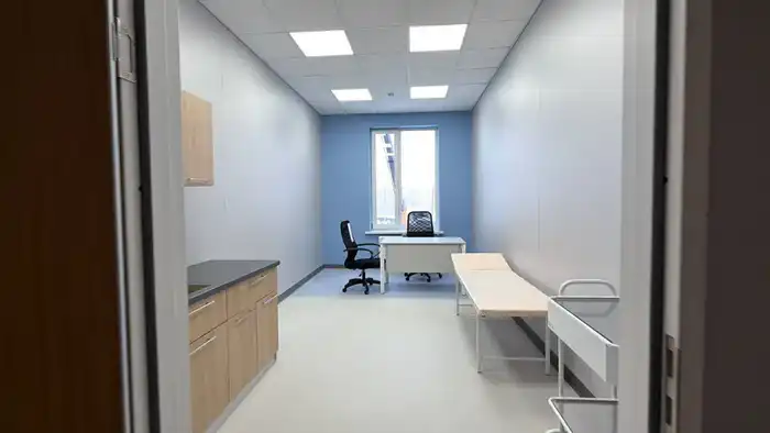 В Косшы завершается строительство поликлиники на 1000 посещений в сутки (2)