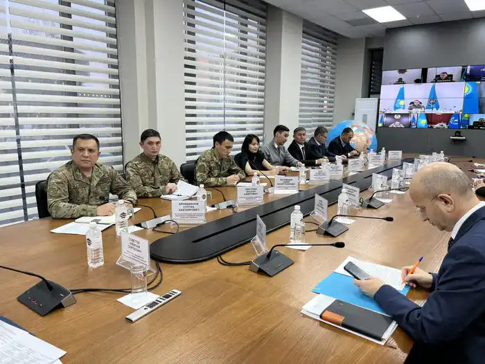 В МЧС проведена совместная тренировка с республиканскими службами гражданской защиты (3)