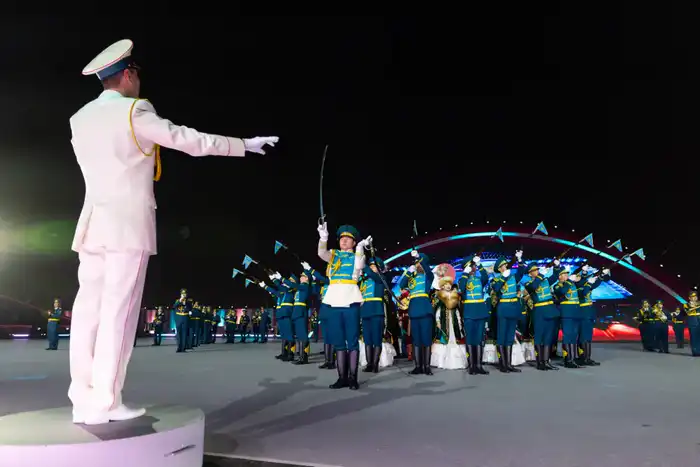 Военные музыканты Вооруженных сил Казахстана успешно выступили на І Международном фестивале военной музыки в Дохе (10)