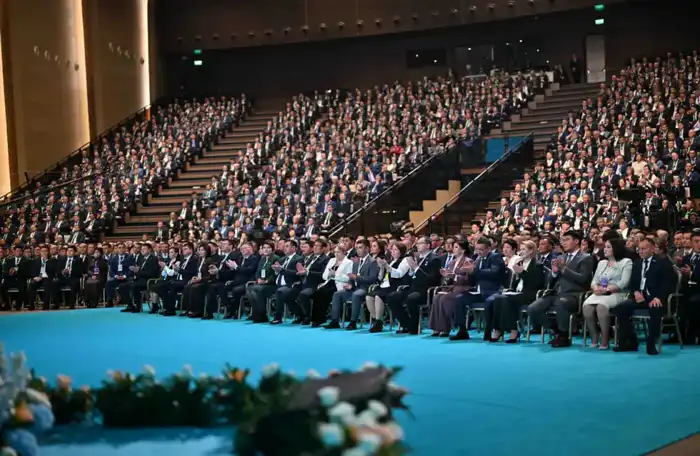 В Астане прошел Форум сельских акимов с участием Президента Касым-Жомарта Токаева (5)