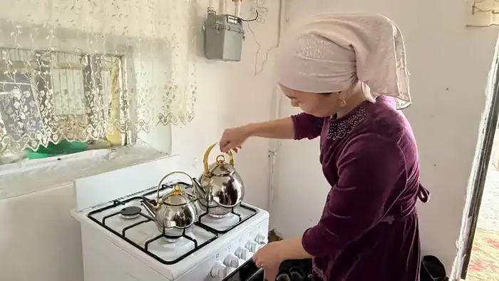 В село Оймауыт дали газ (7)