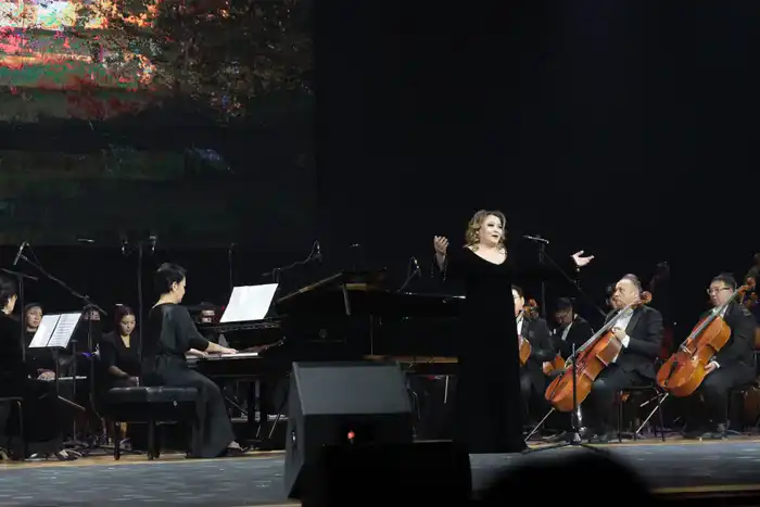 В Астане прошел авторский вечер «Өмір желі» Серика Еркимбекова (4)