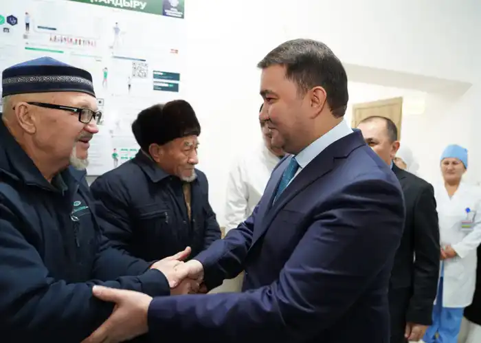 ТУРКЕСТАН: В САРЫАГАШСКОМ РАЙОНЕ ОТКРЫЛАСЬ НОВАЯ ВРАЧЕБНАЯ АМБУЛАТОРИЯ (2)