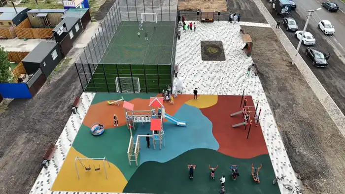 Безопасная улица, благоустроенный двор, зеленые насаждения: как изменился район Алматы в 2025 году (3)