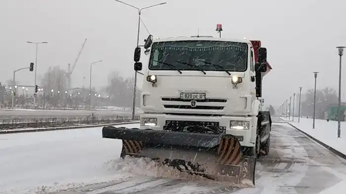 Свыше 1 тыс. единиц спецтехники задействовано в снегоуборочных работах днем в Астане (8)