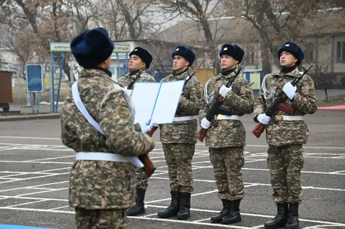 В Шымкенте солдат бригады противовоздушной обороны привели к Военной присяге (3)