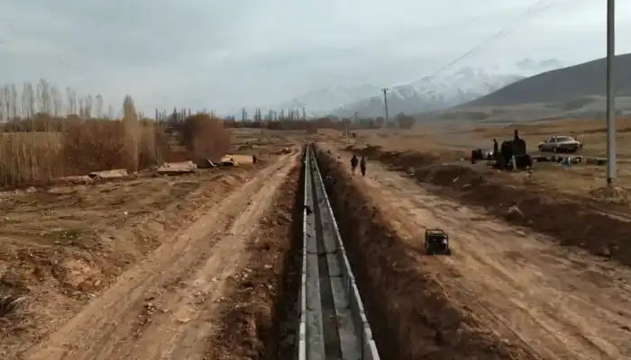 Завершена капитальная реконструкция двух ирригационных каналов в Меркенском районе Жамбылской области (3)