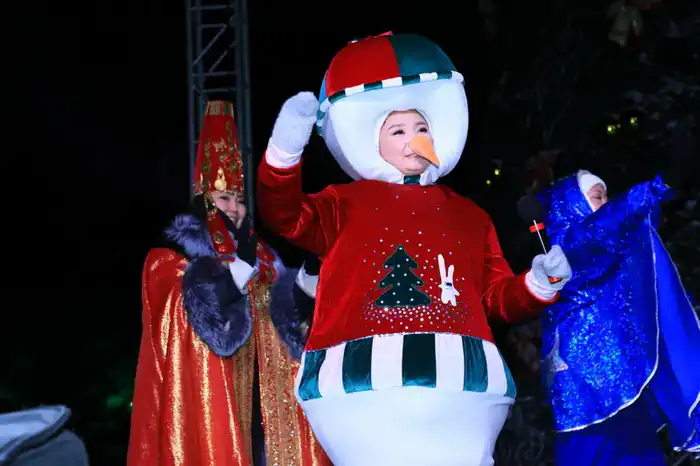 В Караганде зажгли главную новогоднюю ёлку (3)