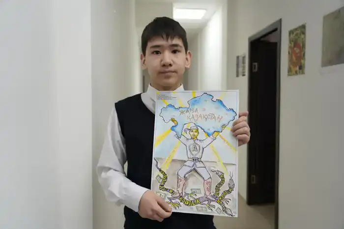«Закон и порядок»: итоги конкурса на лучшую антикоррупционную карикатуру среди школьников подвели в Астане (3)