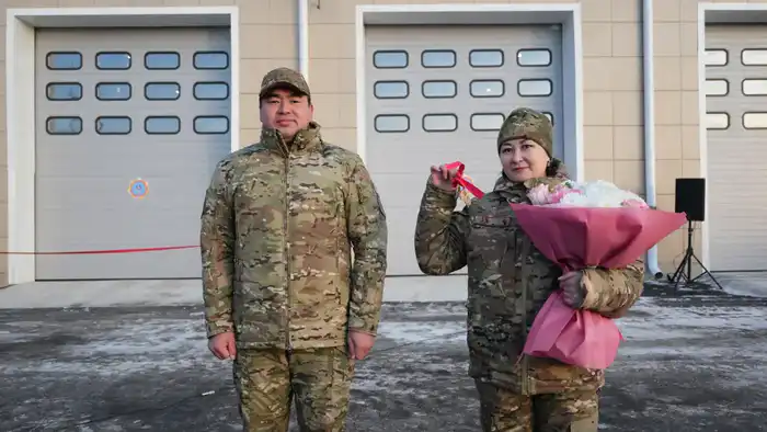 Глава МЧС открыл новую пожарную часть в Северо-Казахстанской области (3)