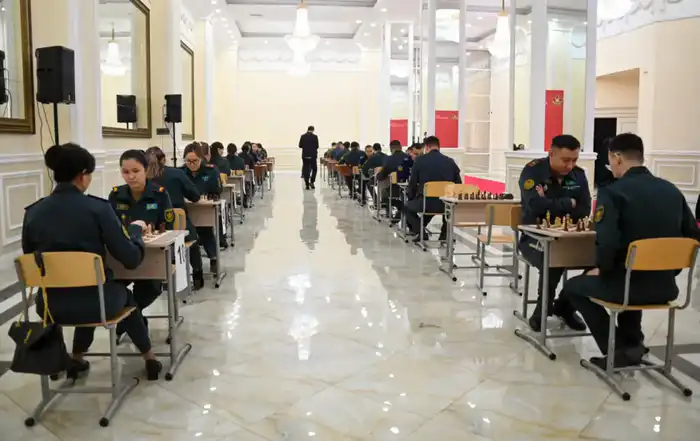 В Министерстве обороны определили сильнейших шахматистов и мастеров игры в тоғызқұмалақ (3)