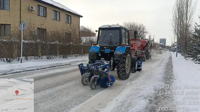За ночь из Астаны вывезли более 23 тысяч кубометров снега (4)