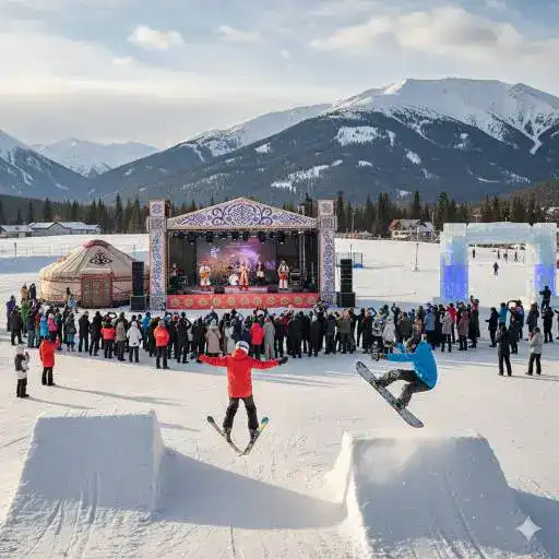 «Зимний драйв в ВКО»: культурно-досуговая программа на соревнованиях по ски-кроссу и сноуборду (2)