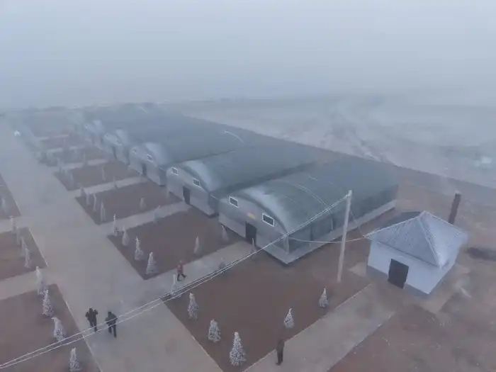 В ТУРКЕСТАНСКОЙ ОБЛАСТИ НА ТЕРРИТОРИИ 10 ГЕКТАРОВ СТРОИТСЯ СОВРЕМЕННЫЙ ПИТОМНИК (5)