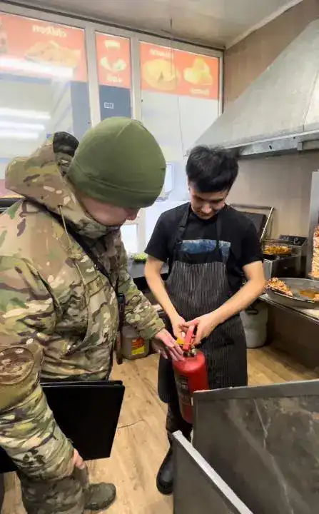 Как обеспечивают пожарную безопасность на объектах общественного питания в Астане (2)