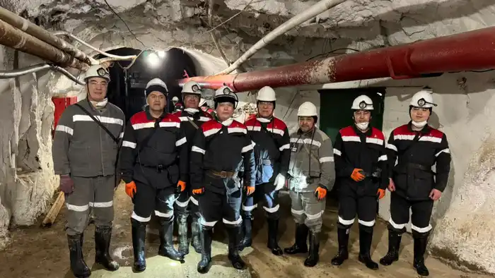 Вице-министр по ЧС посетил рудник «Бестобе» Акмолинской области (4)