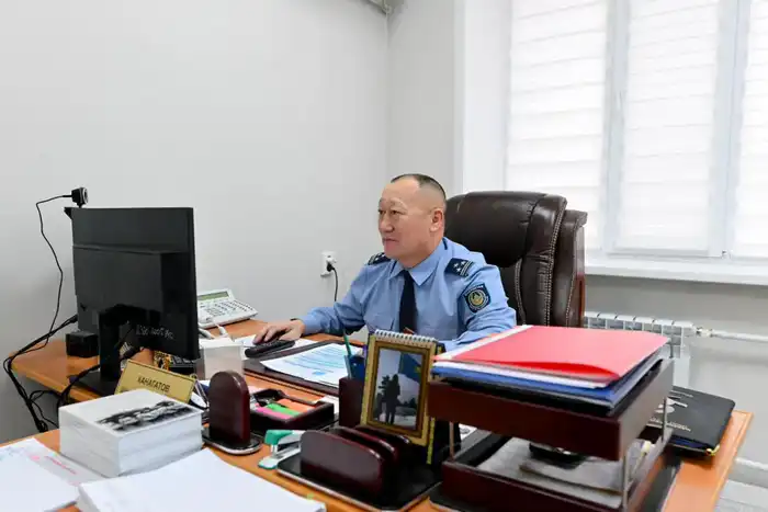 Аким области посетил объекты Департамента полиции (4)