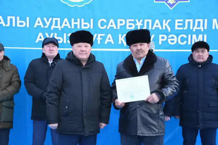 В село Сарыбулак подведена питьевая вода (7)