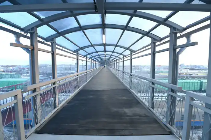 В Казалинском районе введён в эксплуатацию мост через железную дорогу (2)