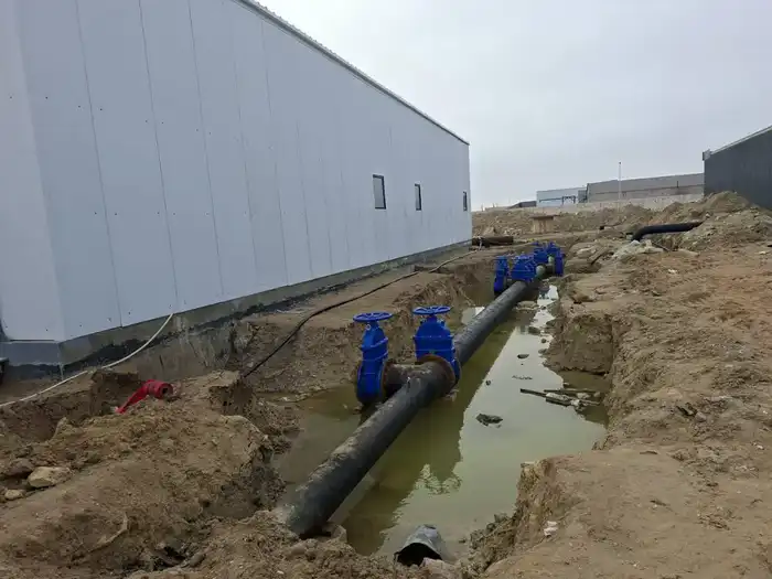 Нурдаулет Килыбай ознакомился со строительством водонасосной станции в сельском округе Атамекен (3)